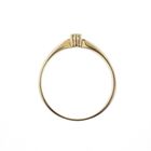 Image 7 of Gold solitaire ring with diamond 0.03 ct.