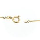 Image 6 of Gold bar link bracelet with garnet