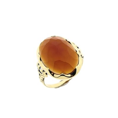 Gold ring with carnelian Image 1 of Gold ring with carnelian