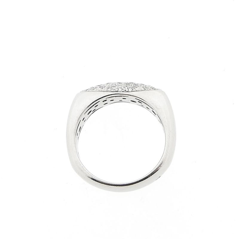 Image 5 of 18-karat white gold pavé ring set with 0.20 ct diamond