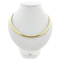 Gouden omega schakelcollier 