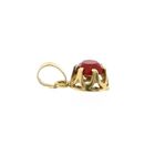 Image 8 of 14K Gold Pendant with Carnelian