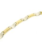 Image 4 of Bicolor gold fantasy link necklace