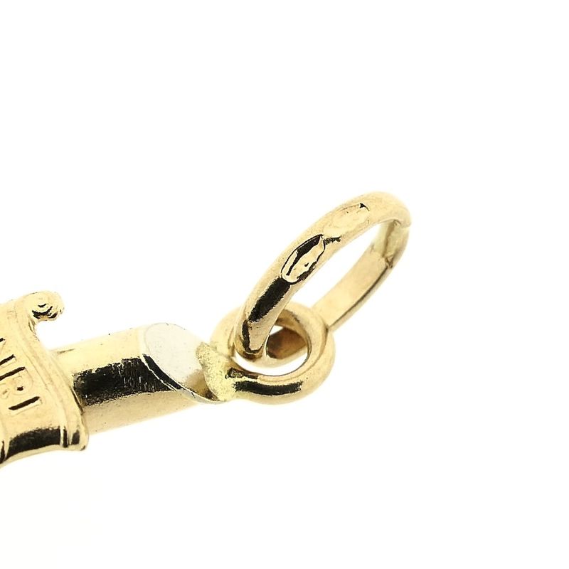 Image 7 of 18 carat gold pendant of a cross with corpus