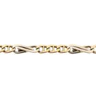 Image 4 of Bicolor gold fantasy link bracelet