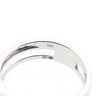 Image 6 of White Gold Ring with Diamond; 0.25 ct.; 14 Karat; Size 16.75