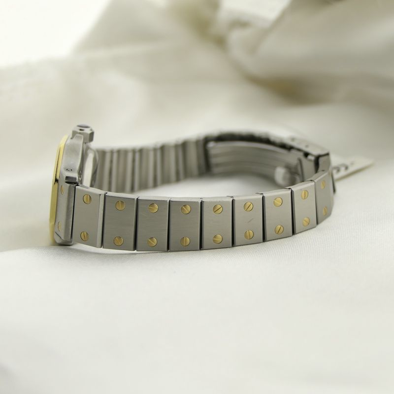 Image 8 of Cartier Santos Octagon Automatic; 18k gold/steel women's watch