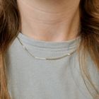 Image 6 of Gold gourmet link chain | 45.5 cm