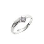Image 1 of Silver ladies ring with zirconia