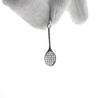 Image 1 of Silver charm; Racket