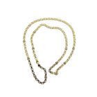 Image 4 of Two-tone gold flat king chain; Exclusive | 64 cm