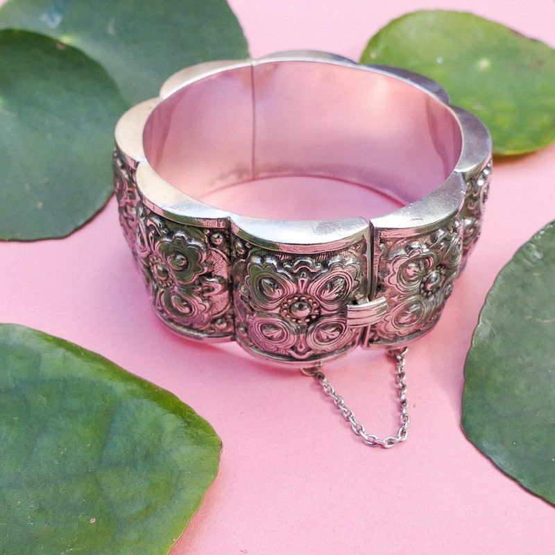 Image 2 of Silver Art Nouveau bracelet