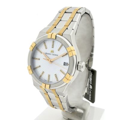 Image 2 of Maurice Lacroix AIKON AI1106; Bi-Color Women's watch with mother-of-pearl dial