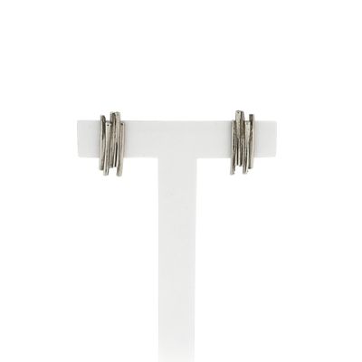 Vintage White Gold Stud Earrings Image 1 of Vintage White Gold Stud Earrings