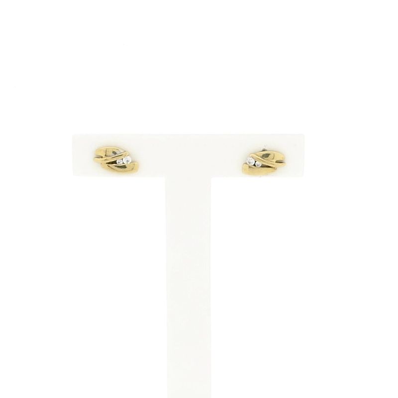 Image 1 of Gold Earrings with Zirconia