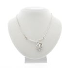 Image 1 of Silver necklace with fixed pendant