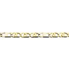 Image 5 of Two-tone gold navy link necklace