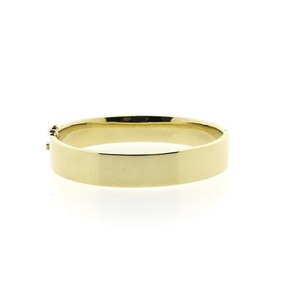 Image 1 of Gold wide slave bracelet | Ø 60mm