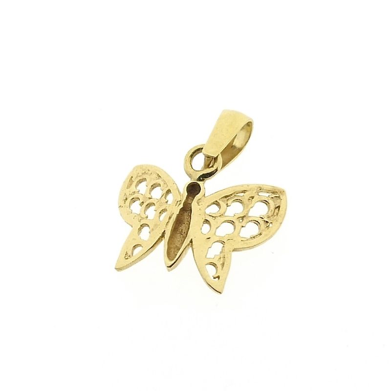 Image 7 of Gold pendant of a butterfly