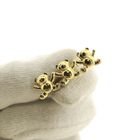 Image 2 of Gold brooch with bears