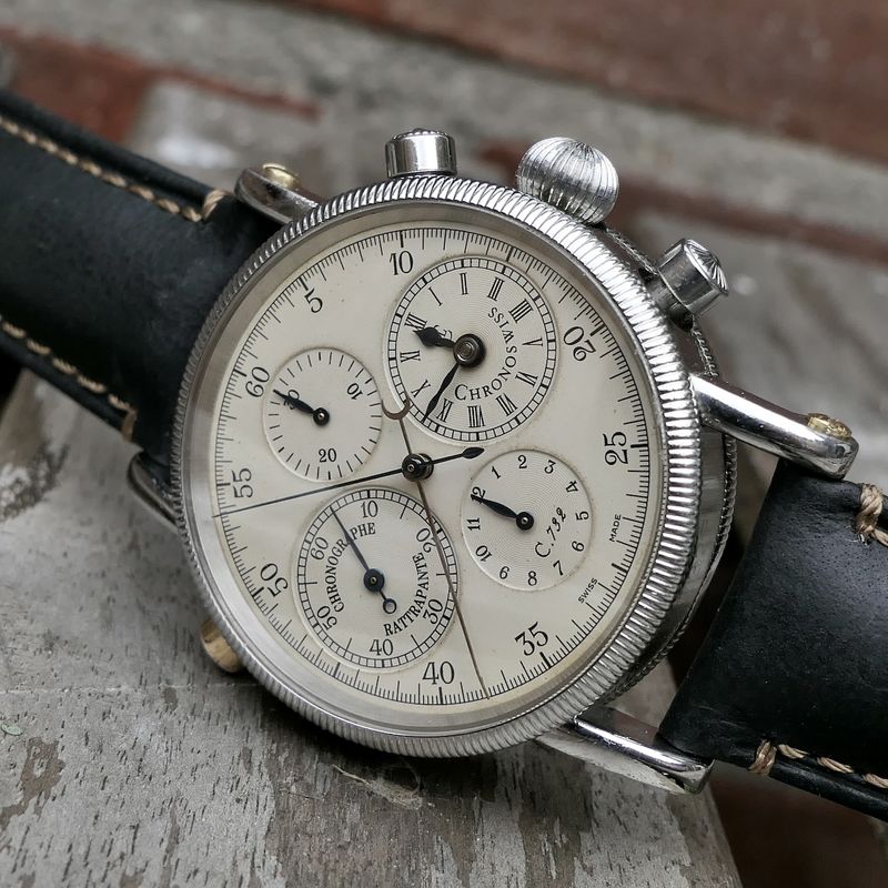 Image 25 of Chronoswiss Rattrapante Chronograph CH7323; Automatic men's watch with double chronograph