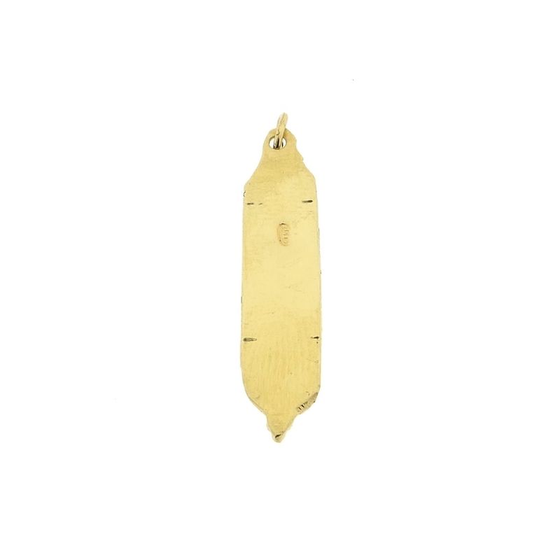 Image 7 of Vintage gold Mezuzah pendant