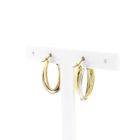 Image 4 of Two-tone gold earrings