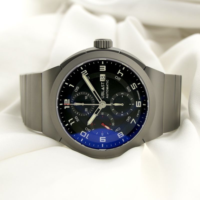 Image 11 of Ublast Armor/Graph Titanium UBAG46TIT; Automatic men's watch with chronograph