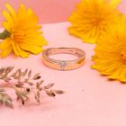 Image 2 of Two-tone gold ring with 0.06 ct. diamond | Jeunesse