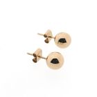 Image 5 of Rose gold stud earrings | Round button