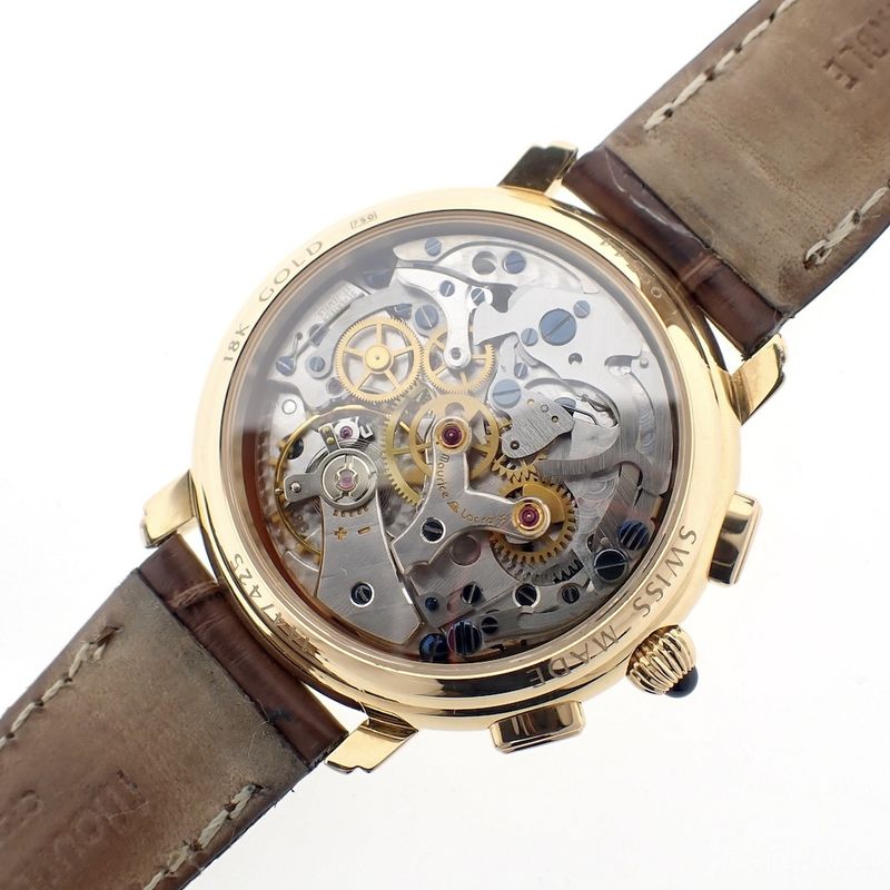 Image 4 of Maurice Lacroix Masterpiece Venus; 18k chronograph watch