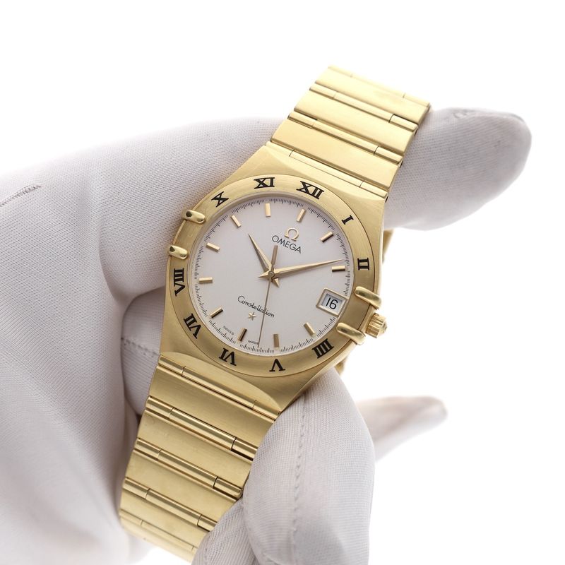 Image 7 of Omega Constellation Date 1112.30.00; 18k gold men's watch