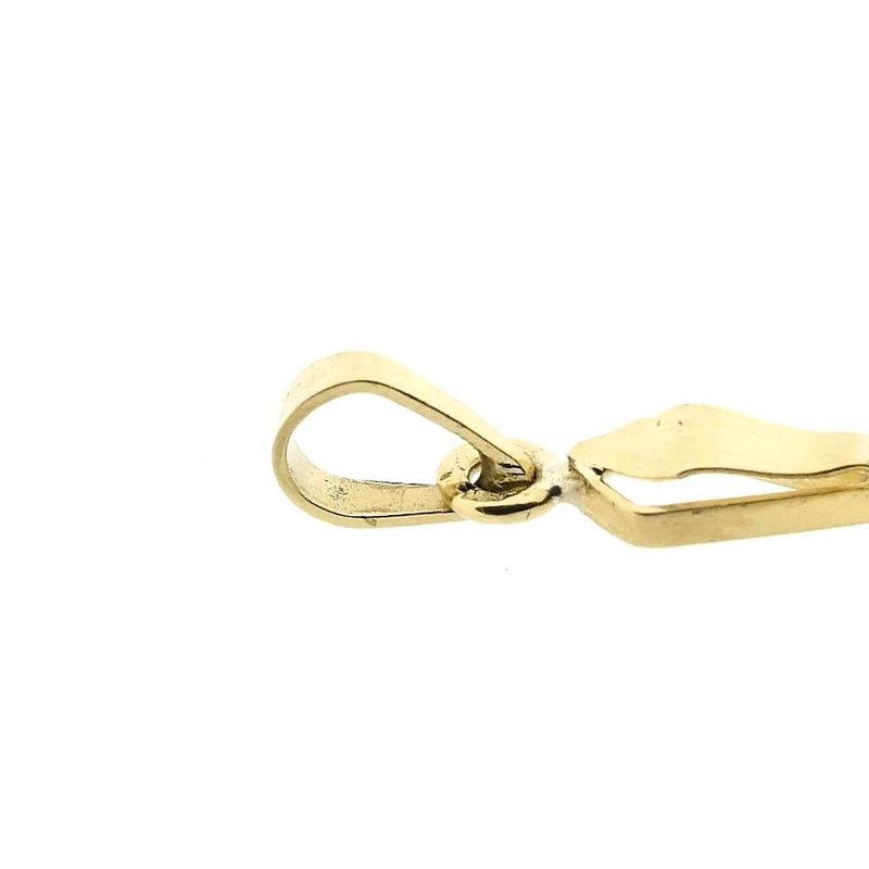 Image 14 of Gold cross pendant with zirconia