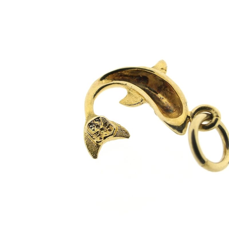 Image 4 of Golden dolphin pendant