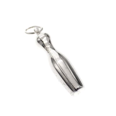 Image 2 of Silver charm; Bowling pin