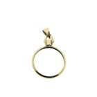 Image 1 of Golden ten guilder coin edge pendant