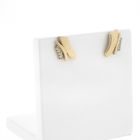 Image 1 of Gold stud earrings with zirconia
