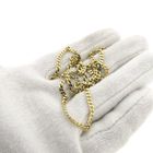 Image 7 of Gold flat gourmet link chain | 46.5 cm