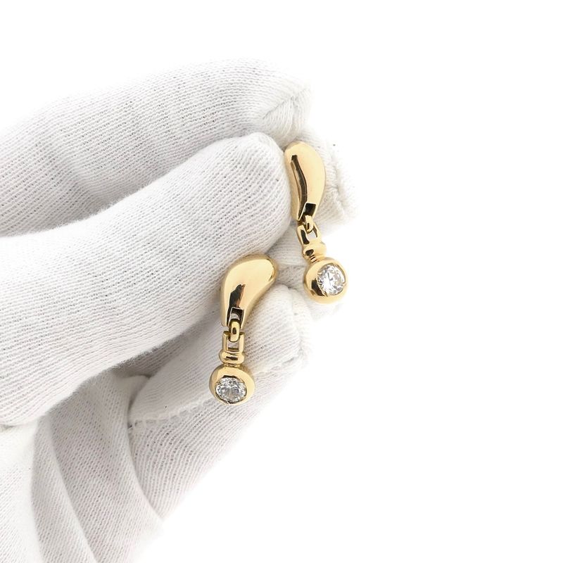 Image 11 of Gold Earrings with Zirconia
