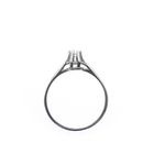 Image 4 of Silver solitaire ring with zirconia