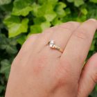 Image 4 of Two-tone gold ring with 0.38 ct. diamond | Toi et moi