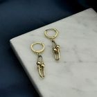 Image 5 of Gold link earrings