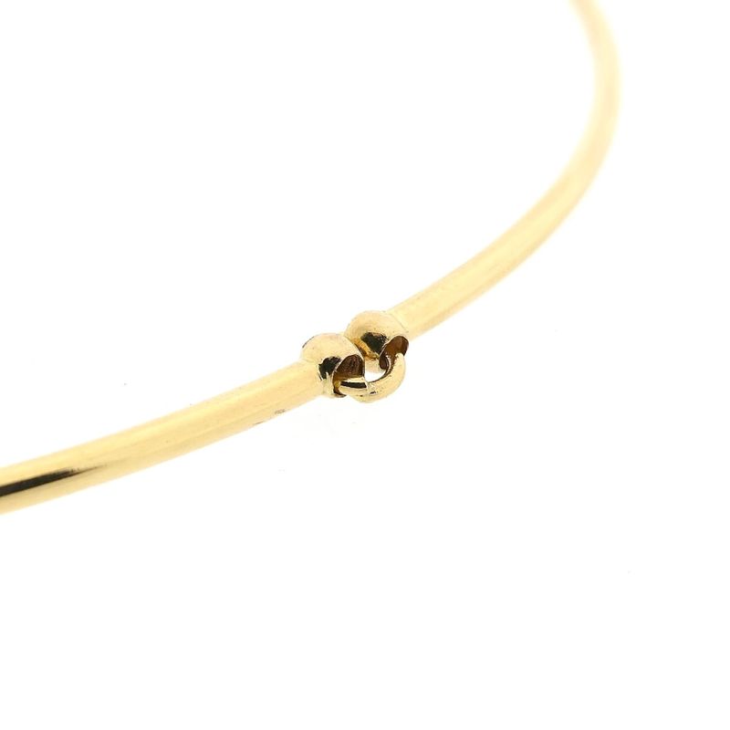 Afbeelding 6 van Gouden staafjes schakelketting | 36 cm