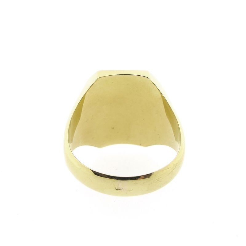 Image 5 of Gold signet ring with onyx
