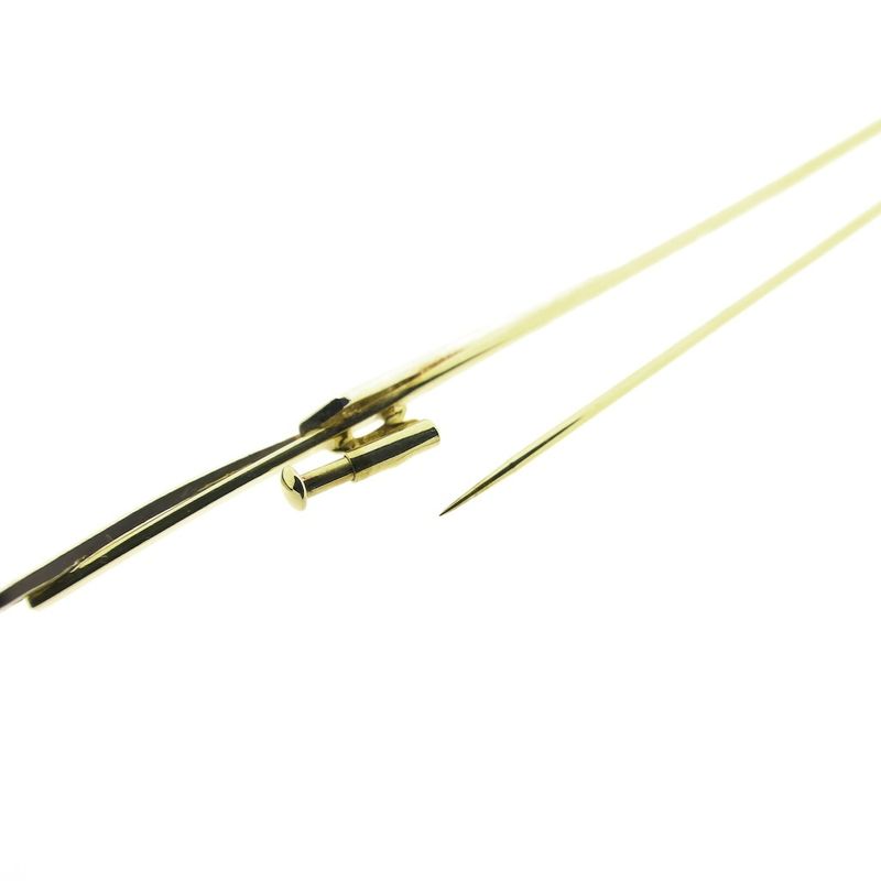 Image 6 of Two-tone gold brooch with diamonds