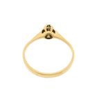 Image 3 of Gold solitaire ring with diamond; 0.05 ct.