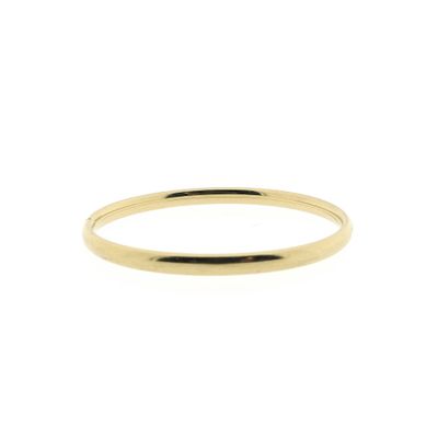 Image 1 of Gold smooth slave bracelet | Ø 60 mm