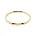 Image 1 of Gold smooth slave bracelet; Size M
