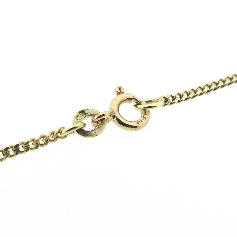 Image 4 of Gold gourmet link chain | 45.5 cm
