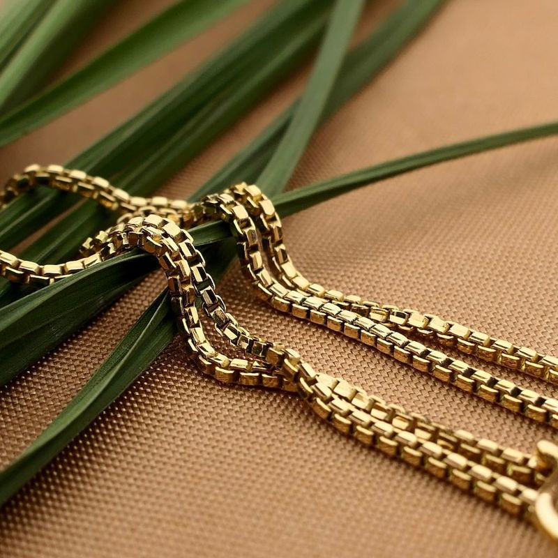 Image 2 of Gold Venetian Box Chain